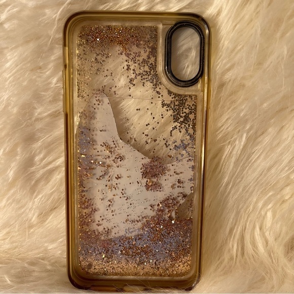 Castify IPhone XS Max Cat Phone Case Protector Clear Gold - Picture 3 of 6